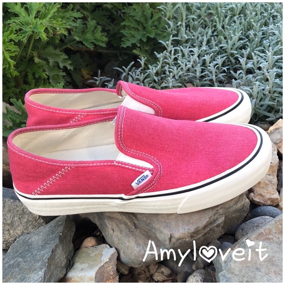 vans classic slip on washed